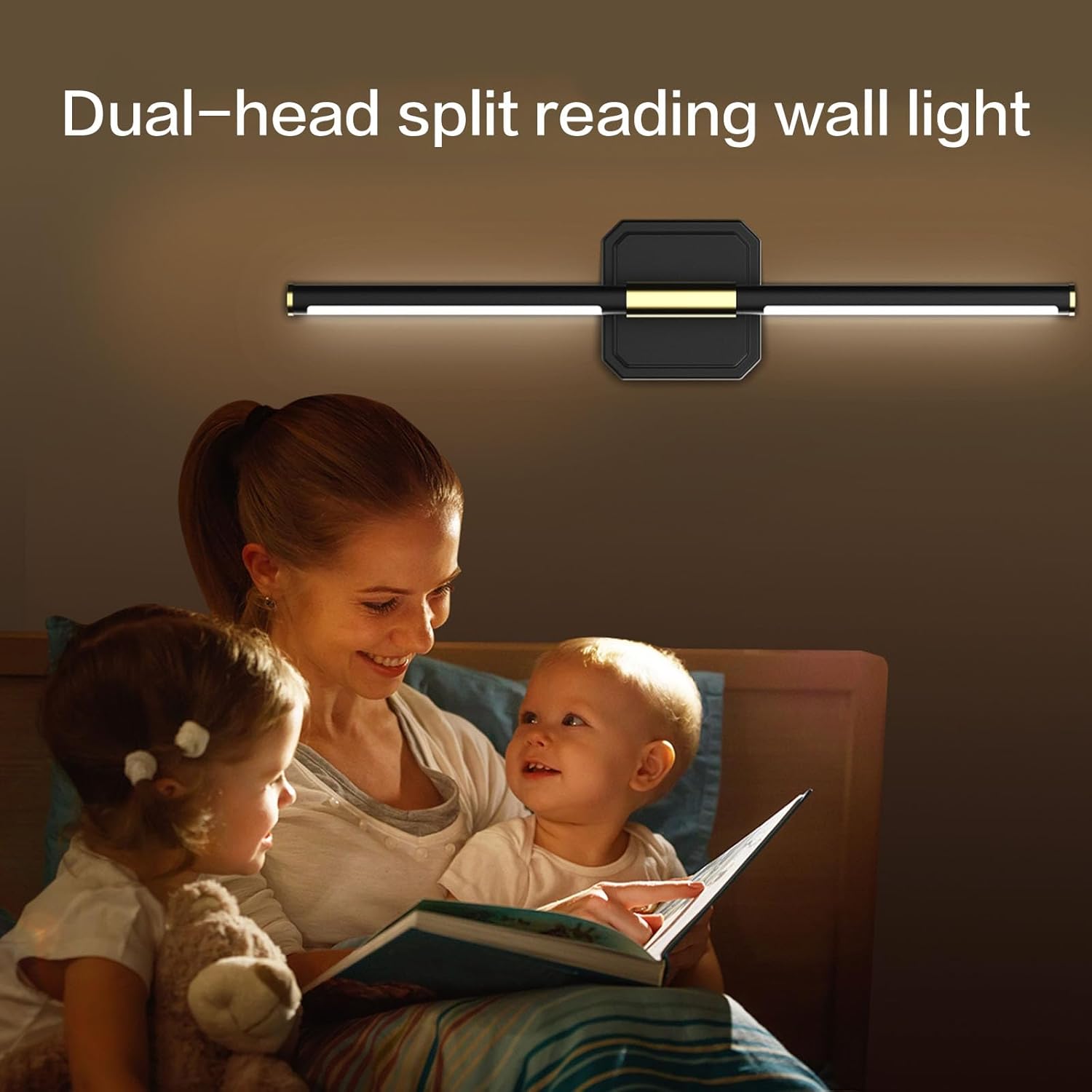 2 Pack Battery Operated Wall Sconces, 10000mAh Rechargeable Lights with Remote Control, Adjustable Color, 360°Rotatable Vanity Lights, for Bedroom, Living Room, Hallway, Wall Sconces Set of 2