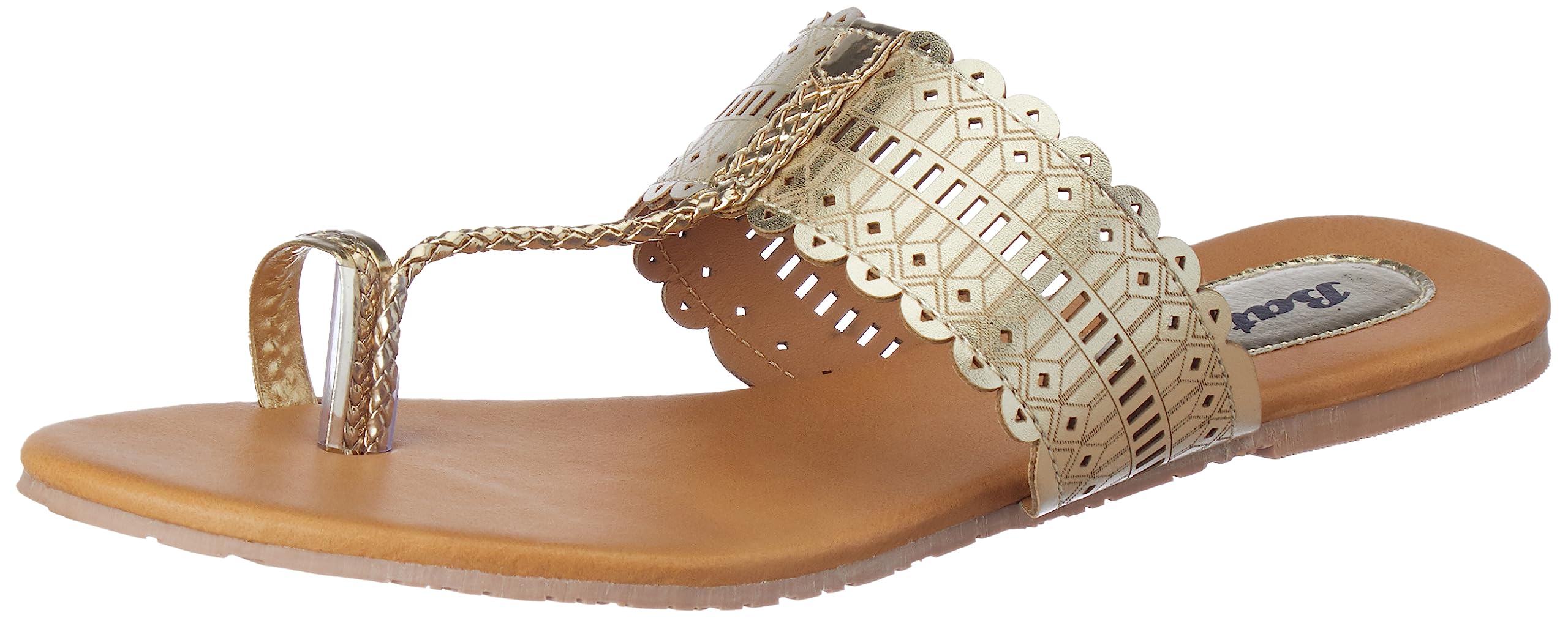 BATA womens Metallic Tr Beige Gold 3 Slipper - 8 UK (5718831) (B07BJCY1RS) Amazon Price History, Amazon Price Tracker