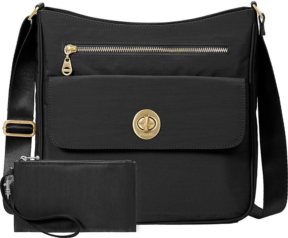 Baggallini womens Antalya Top Zip Flap Crossbody
