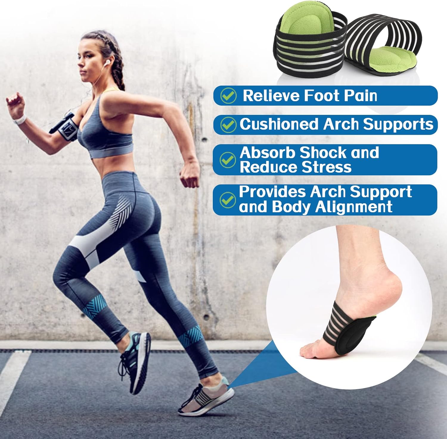 Buy Slant Board, 3 Pcs Foam Calf Stretcher with 5 Adjustable Angles