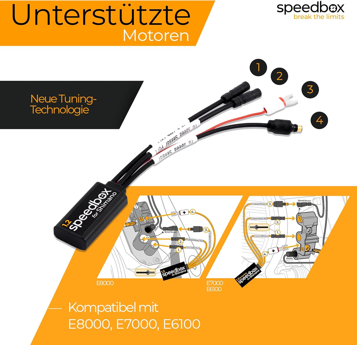 Steps E8000 Speedbox For Shimano Steps E6000 Speedbox For Shimano