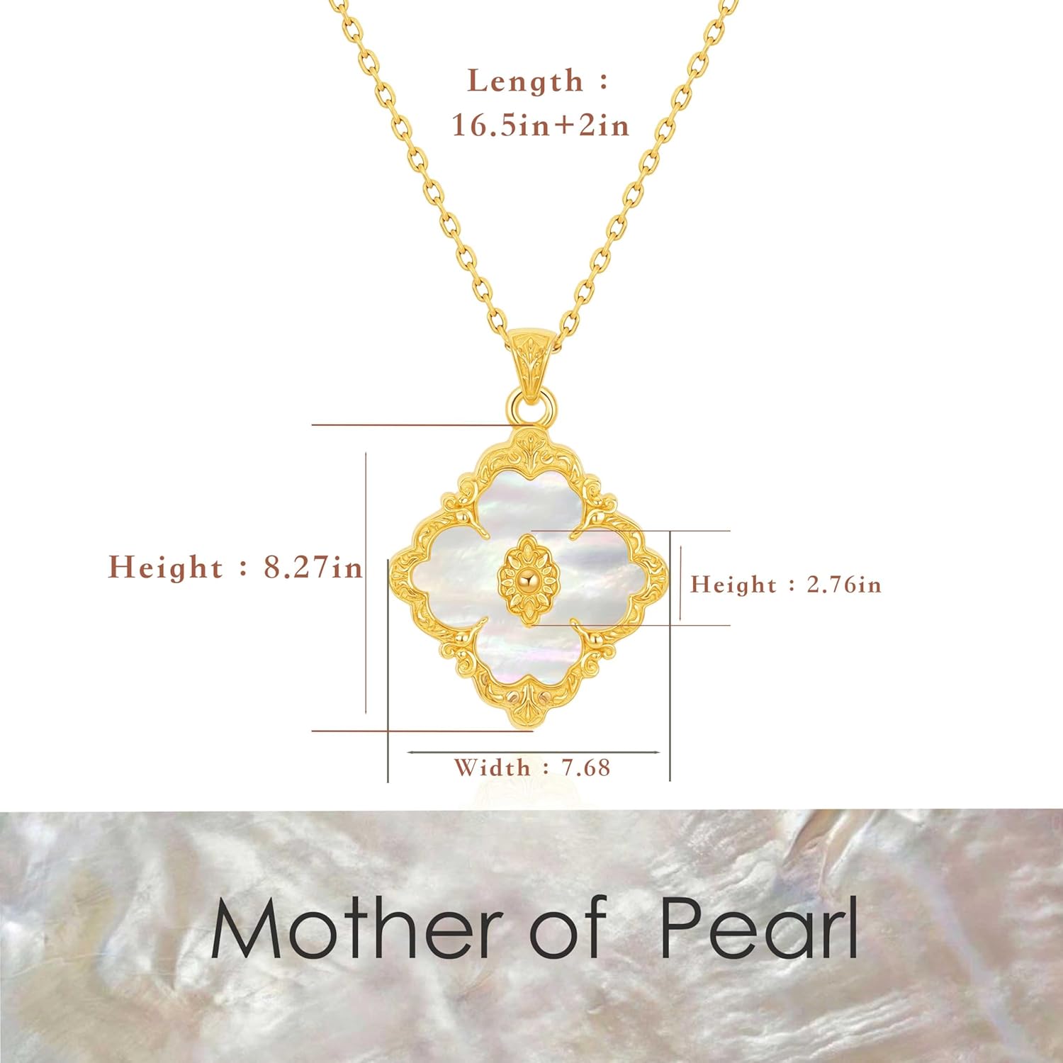 Gold Clover Necklace for Women ,Dainty 14K Gold Plated Pendant Necklace Colorful Clover Pendant Lucky Necklaces for Women Jewelry - Image 2