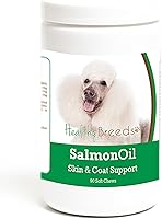 Vista 187 de Healthy Breeds Golden Retriever - Aceite de salmón masticable suave, 90