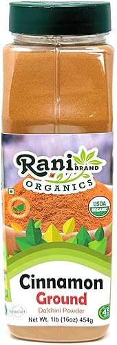 Vista 8 de Rani Canela en polvo (molida) Especias 16 oz (1 libra) 16.01 oz tarro de PET ~ Todo natural Sin sal Vegano Sin colores Apto para gluten