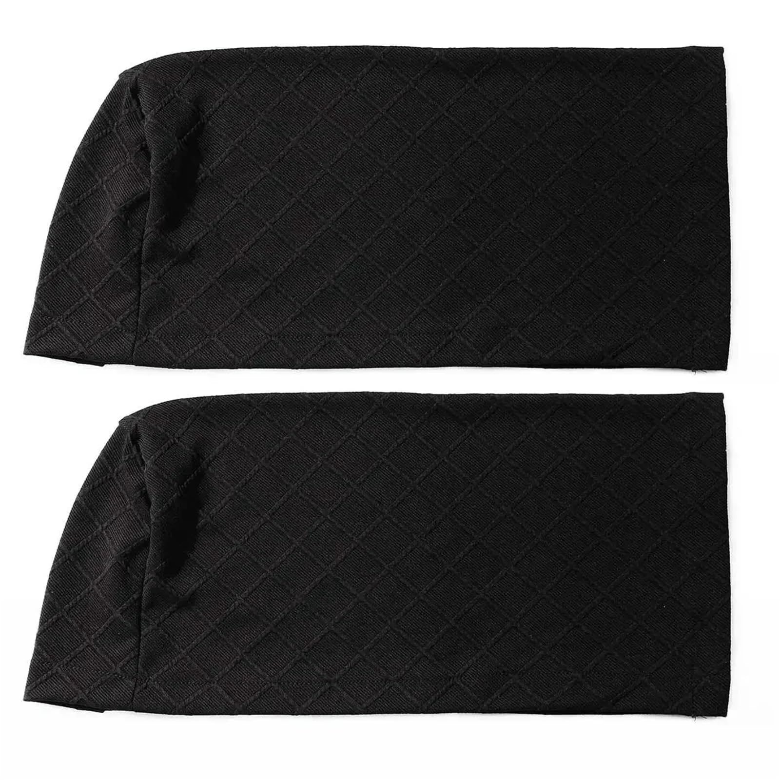 SFOIKVG Arm Covers 2PCS Flannel Spandex Stretch Armrest Covers Set Of 2 Couch Armchair Arm Protector Non Slip Elastic Sofa Slipcover for Sofa Chair(Black)