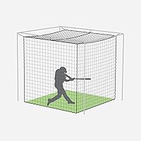 Vista 12 de Fortress Baseball Batting Cage Nets Heavy-Duty HDPP Fully Enclosed Baseball & Softball Cage Netting [14 Sizes & 3 Grade Options] – NET ONLY