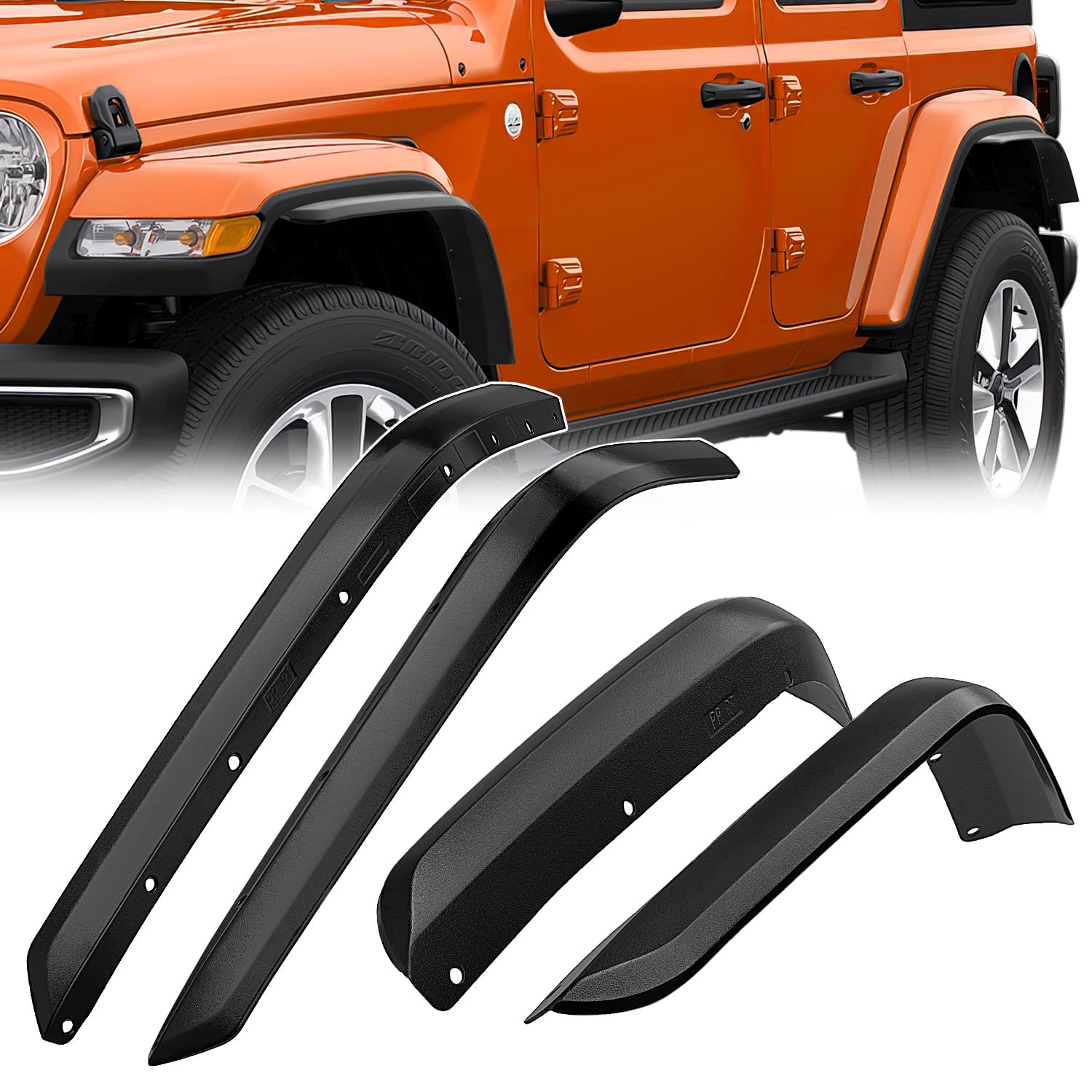Nilight Fender Flares Set for 2018-2026 JL (Only for Low Wheel Arches)