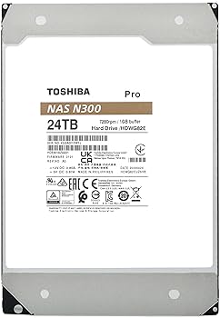 2023年式　TOSHIBA 8.5キロ Amazon.com: Toshiba N300 PRO 24TB Large-Sized Business NAS