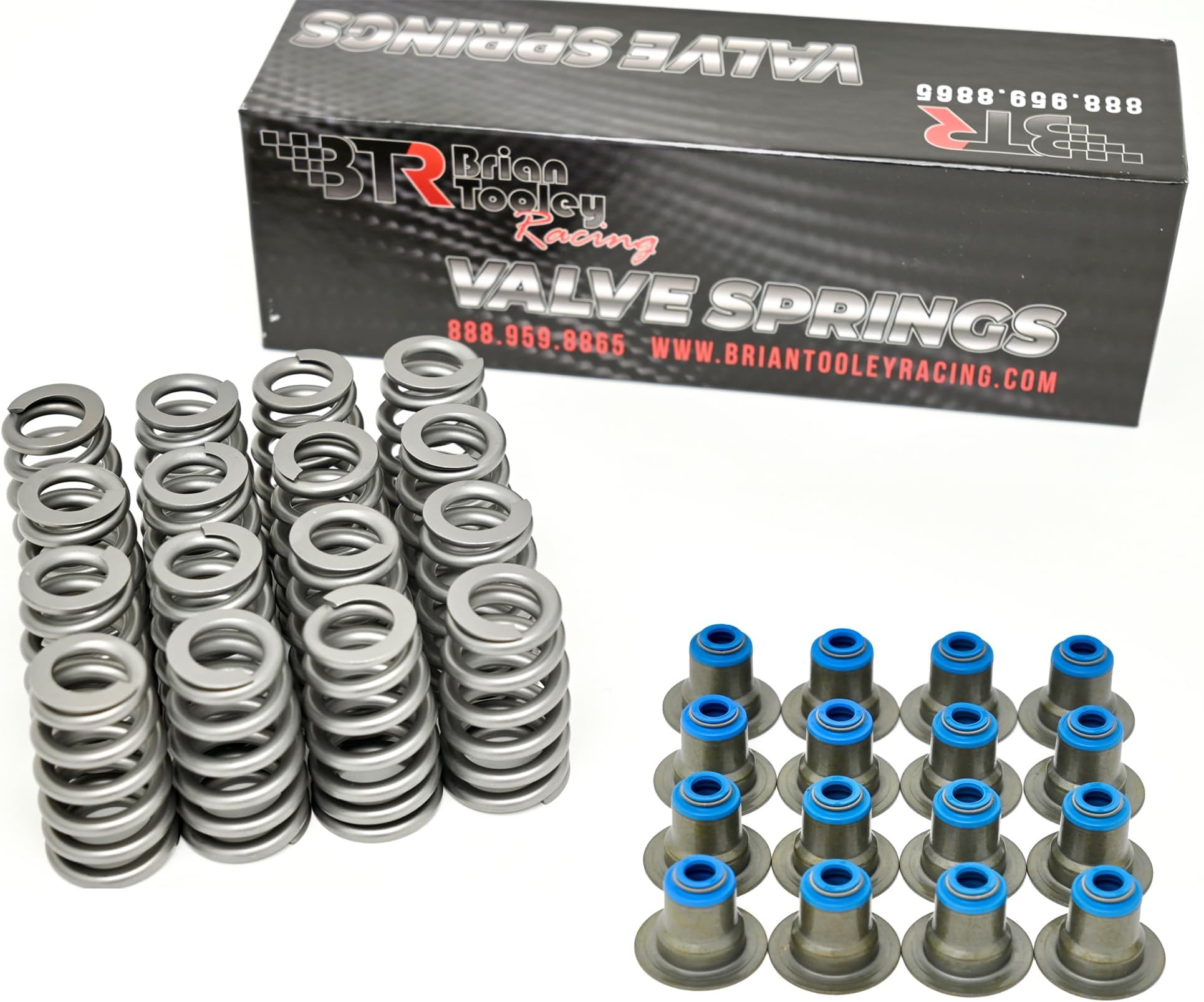 BTR Brian Tooley Racing .560" Lift LS6 Beehive Valve Springs w/Hat Seals | Fits 4.8L 5.3L 5.7L 6.0L LS Engines | Replaces GM 12713265 & 12499224 | Perfect for Mild Camshaft Upgrades