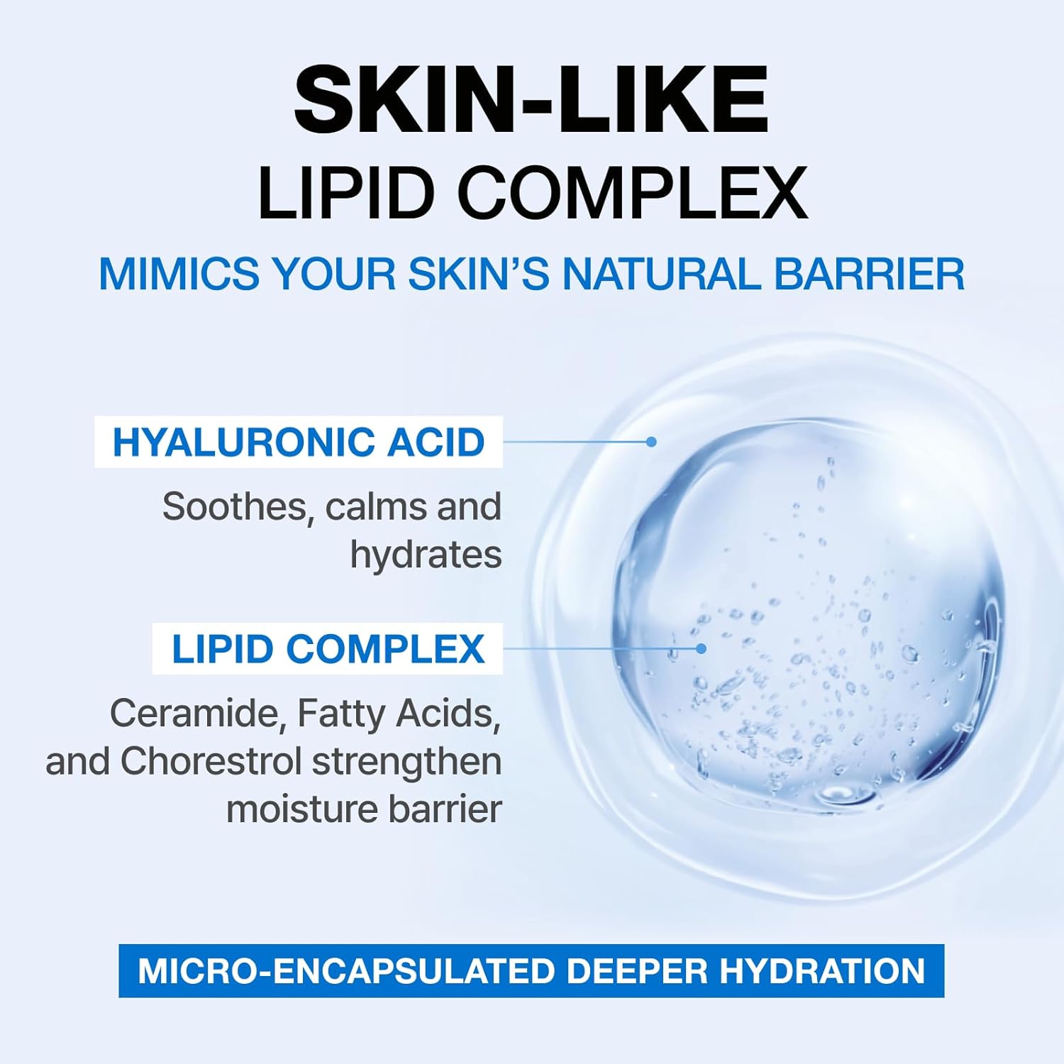 PHYSIOGEL Facial Moisturizer, Provides 120-hour Lasting Hydration Korean Skin care, Fragrance Free, Strengthens Skin Barrier, Lightweight Cream for Sensitive Skin, Ceramide, Squalane, 3.38 fl.oz - Image 4