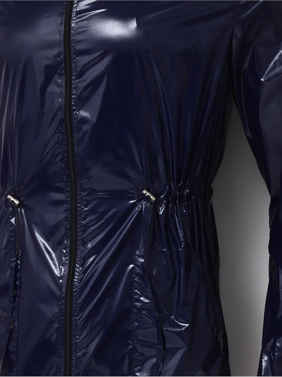 Unisex Lightweight Mechanics Jacket Thigh Length Zipper Front Welding Suits Overcoat Laboratory Coat