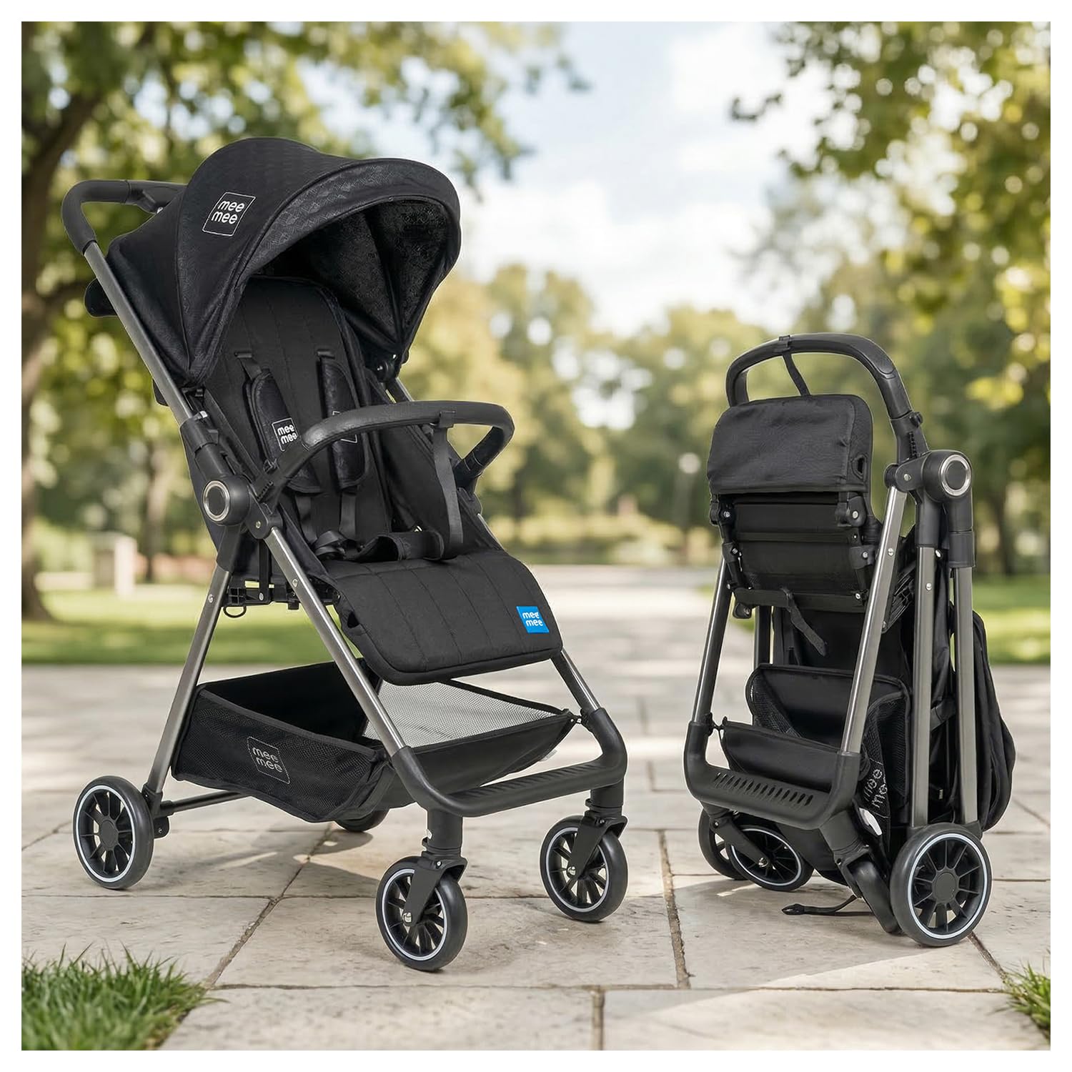 Mee Mee Baby Haven: Lightweight Travel Stroller -11