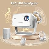 Magcubic Mini Projector 4K Supported, with 400 ANSI, Native 1080P, Android 14 OS, 180° Rotatabled, WiFi 6 & BT 5.2, Auto Keystone Correction, for Portable Home Cinema L018 - 3