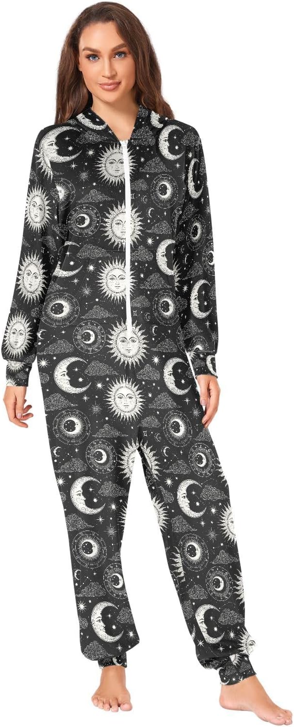 QUGRL Onesies Adult Pajamas Costume for Women Men Unisex Cosplay Sleepwear Homewear Suit Winter S-XL