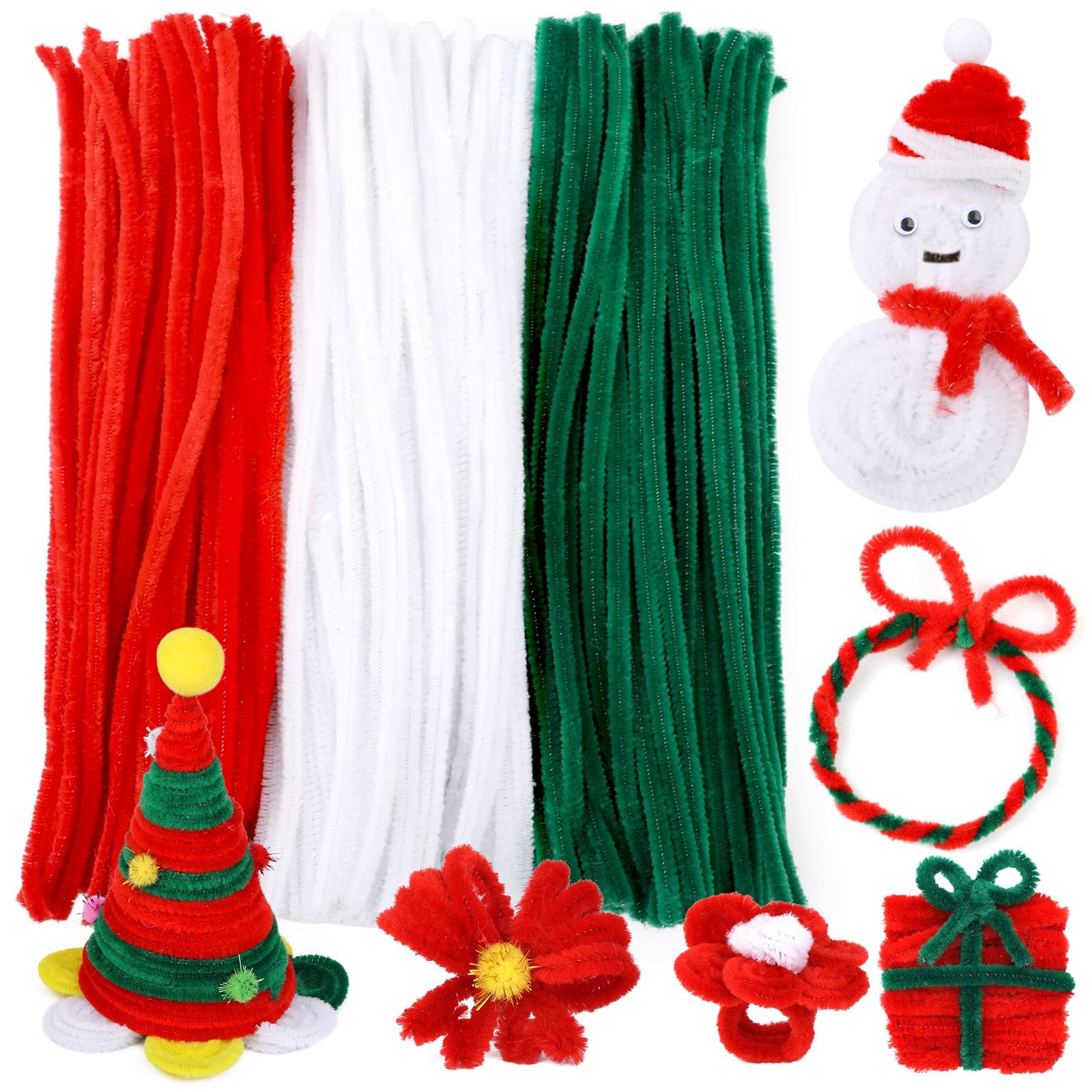 Chenille Pipe Cleaners - 150 Pcs DIY Craft Supplies -7