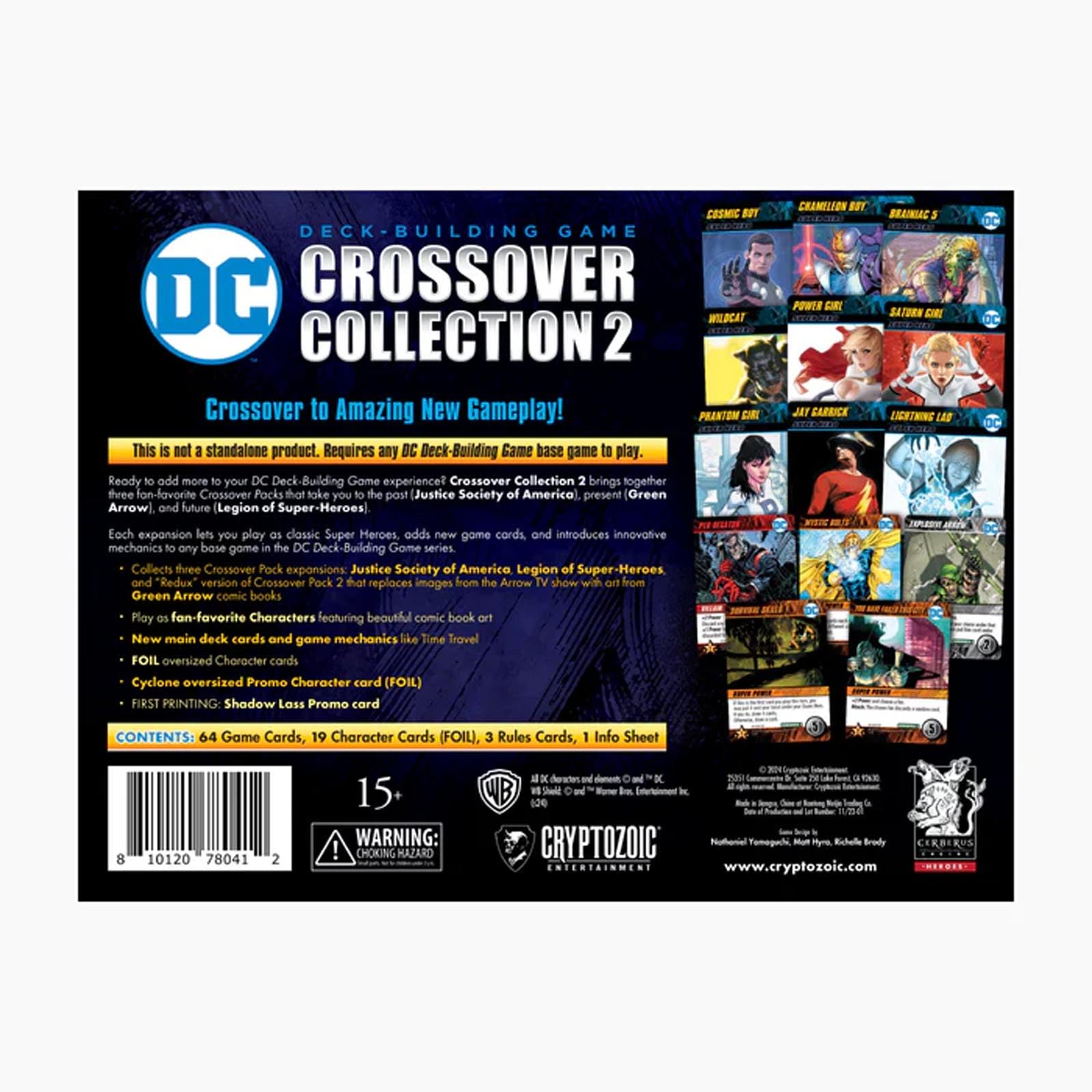 Amazon.com: Cryptozoic DC DBG Crossover Collection 2 : Toys & Games