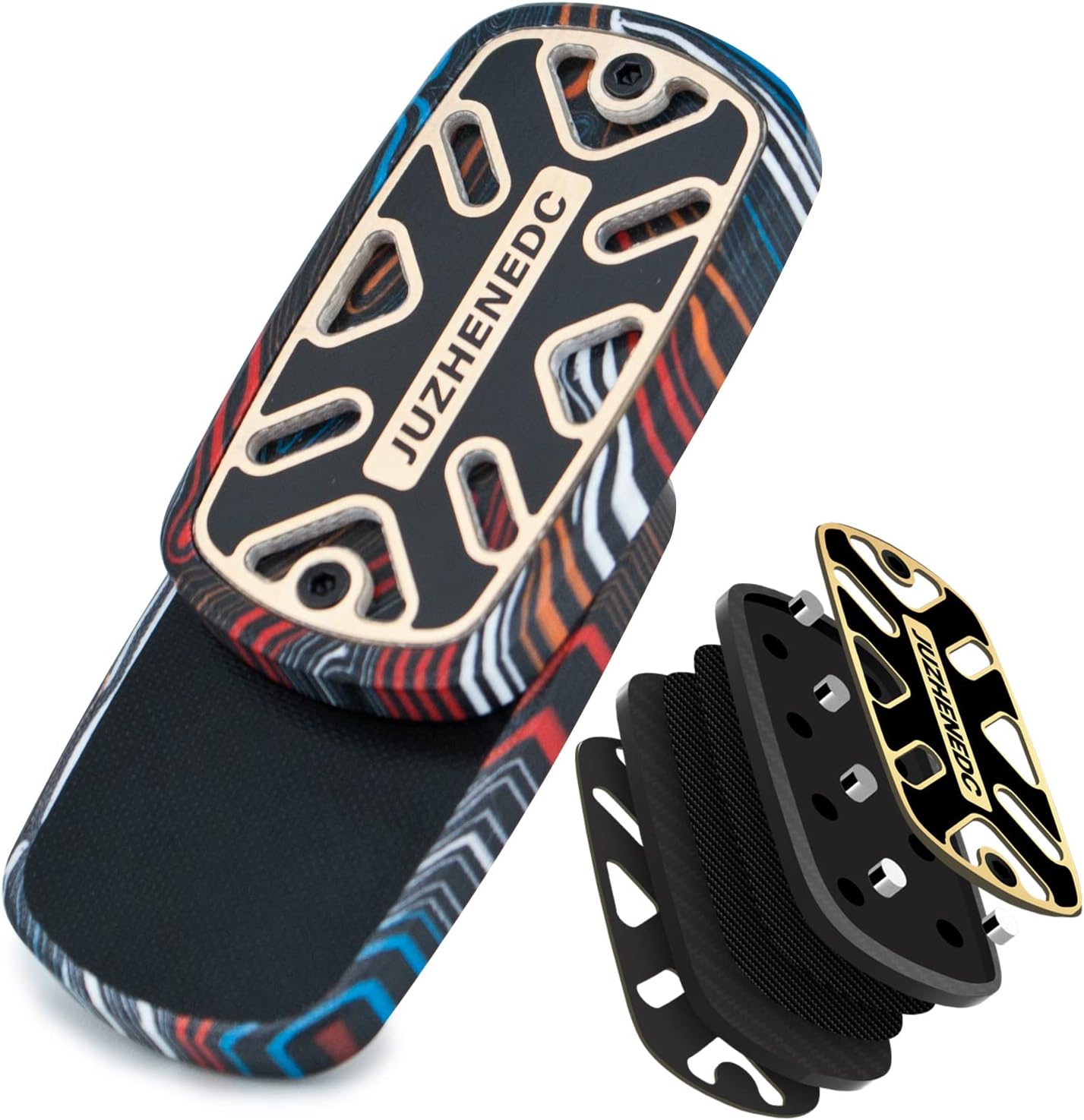 DjuiinoStar Fidget Slider (Glass Fiber), CNC Machined Freestyle Push Slider, Big