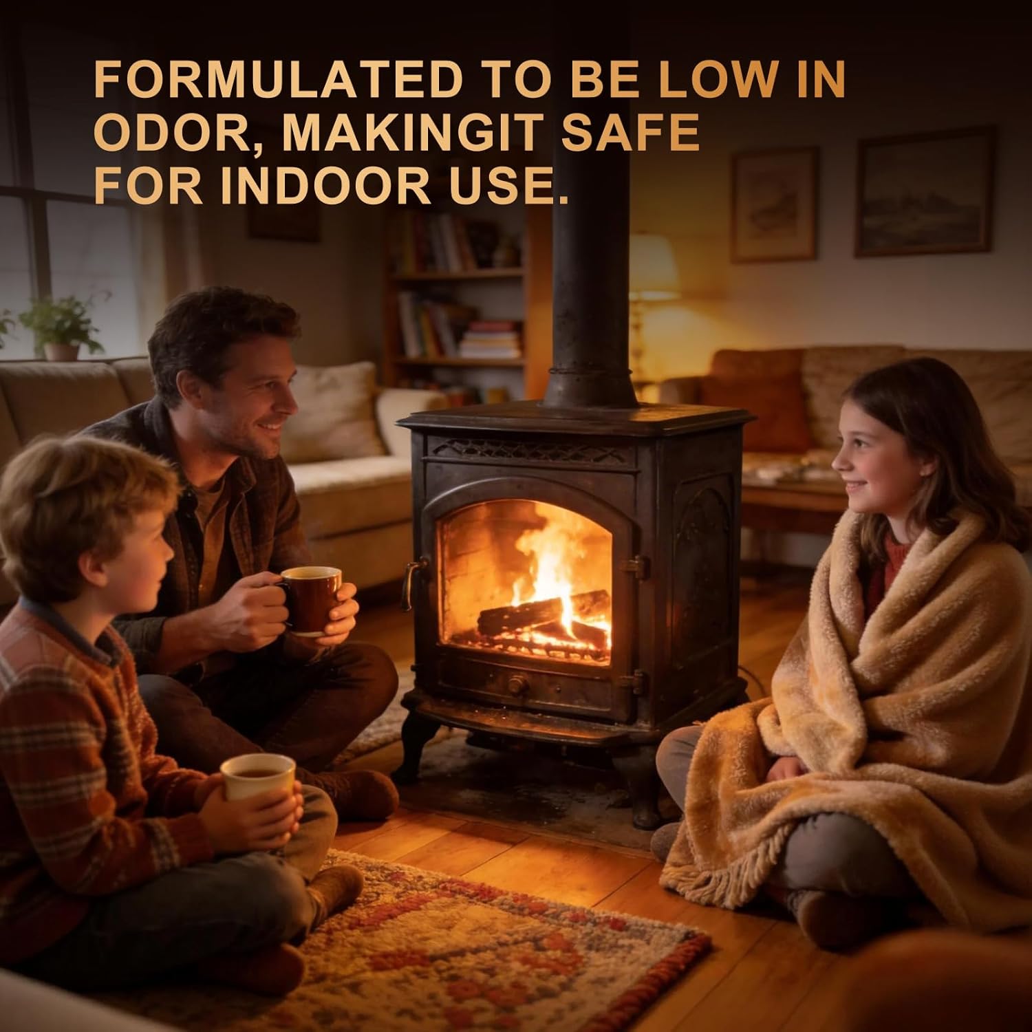 2500°F High Temp Stove Gasket Cement, Black 10 oz Silicate-Based Stove Pipe Sealant, Non-Flammable&Paintable Fireplace Sealant Caulk for Wood Stove,Chimneys, Ovens, Grills, Furnace & Flue Joints-2Pack