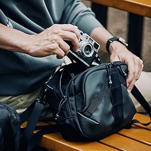 Amazon | [ブリーフィング] ショルダー VIPER LE メンズ ブラック