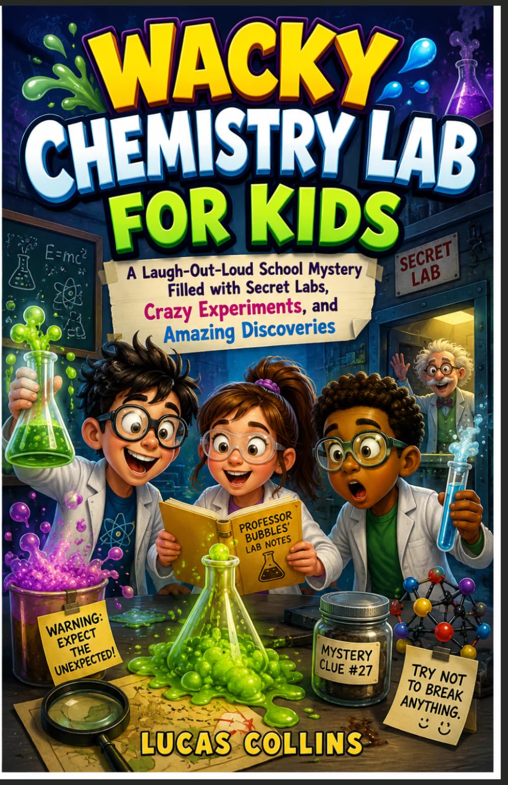 WACKY CHEMISTRY LAB FOR KIDS: A Laugh-Out-Loud School Mystery Filled with Secret Labs, Crazy Experiments, and Amazing Discoveries