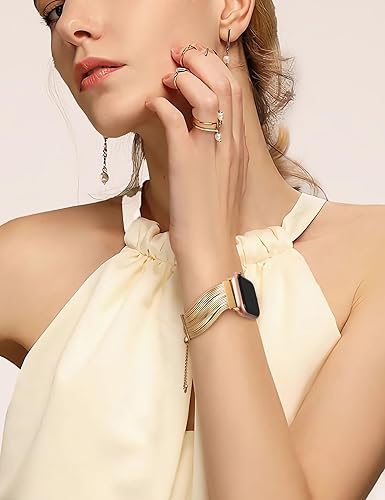 Miniatura 8 de Wearlizer Compatible con Apple Watch Band para mujeres de 1.496 pulgadas, 1.575 pulgadas, 1.614 pulgadas, 1.732 pulgadas, 1.654 pulgadas, 1.772