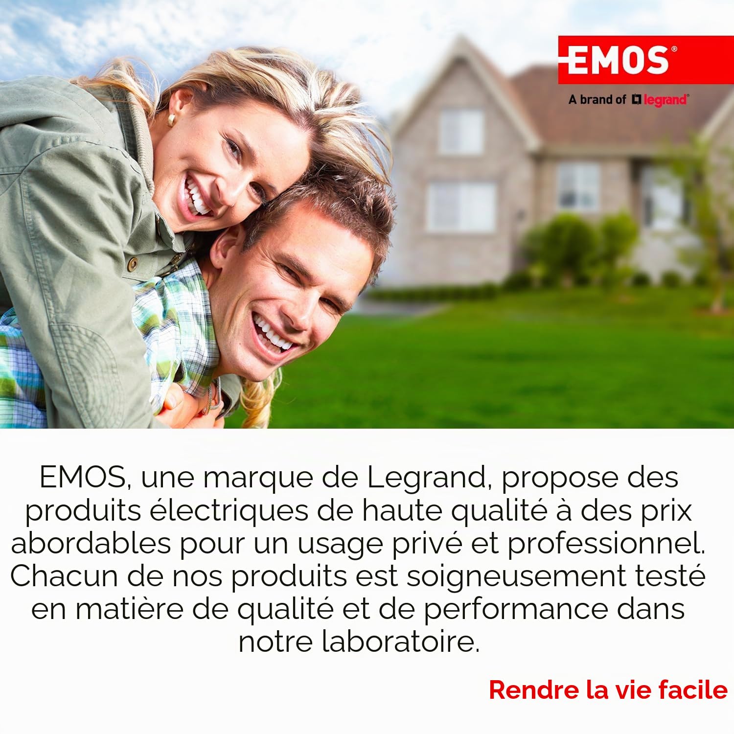 EMOS Rallonge 25 m Schuko en caoutchouc pour extérieur IP44 H07RN-F3G 2,5 mm2