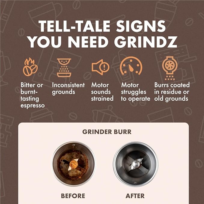 Urnex Grindz Tabletas Limpiadoras para Molinillo de Café 430g miniatura 3