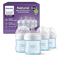 Vista 11 de Philips Avent - Biberón natural con boquilla de respuesta natural, morado, 9 onzas, paquete de 4, SCY903/34