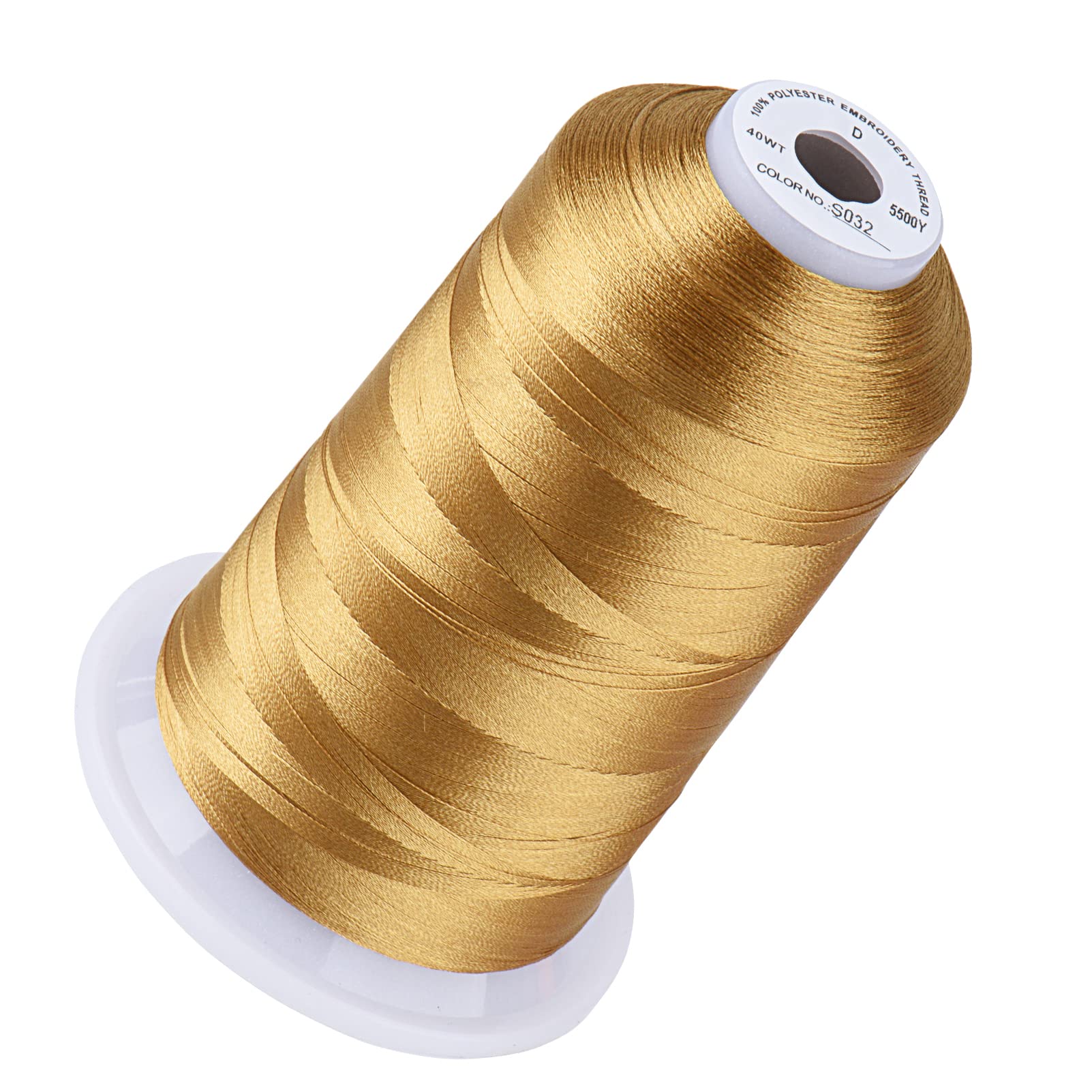 Simthread 5000M 40WT Polyester Embroidery Thread, Autumn Haystack S032