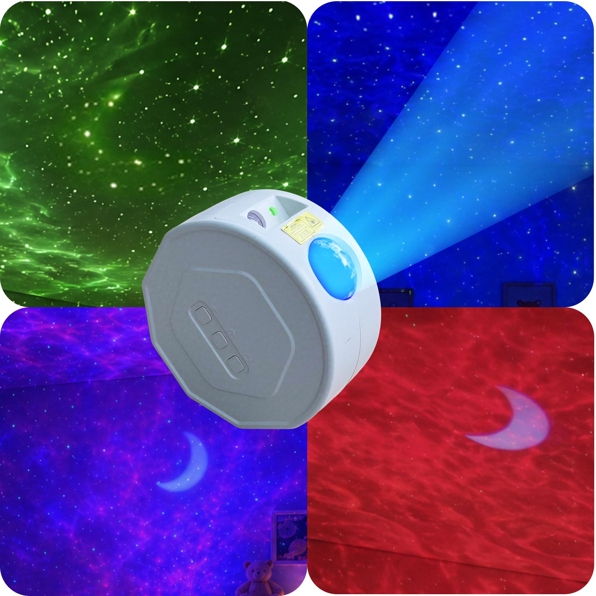 Galaxy Projector - Mult Function Space Effect Projector for Bedroom or Sensory Room.