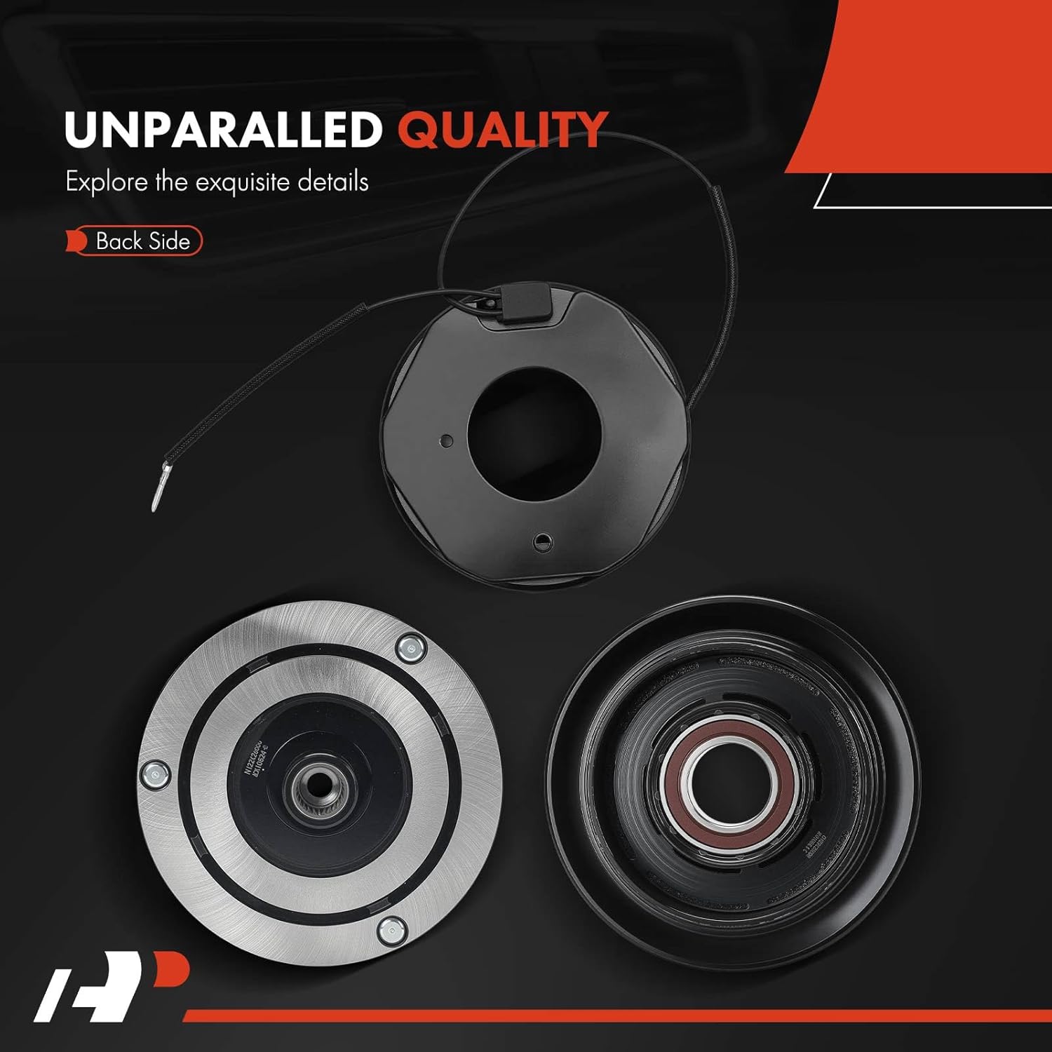 A-Premium Air Conditioner AC Compressor Clutch Kit Compatible with Toyota Camry 1987-2001, Celica 1988-1989/1996-1999, Solara 1999-2001