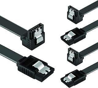 G-MOTIONS - Câble SATA III 6 GB/s - 50 cm - Pour Disque Dur SSD/Lecteur CD DVD/câble de données avec loquet de Verrouillag...