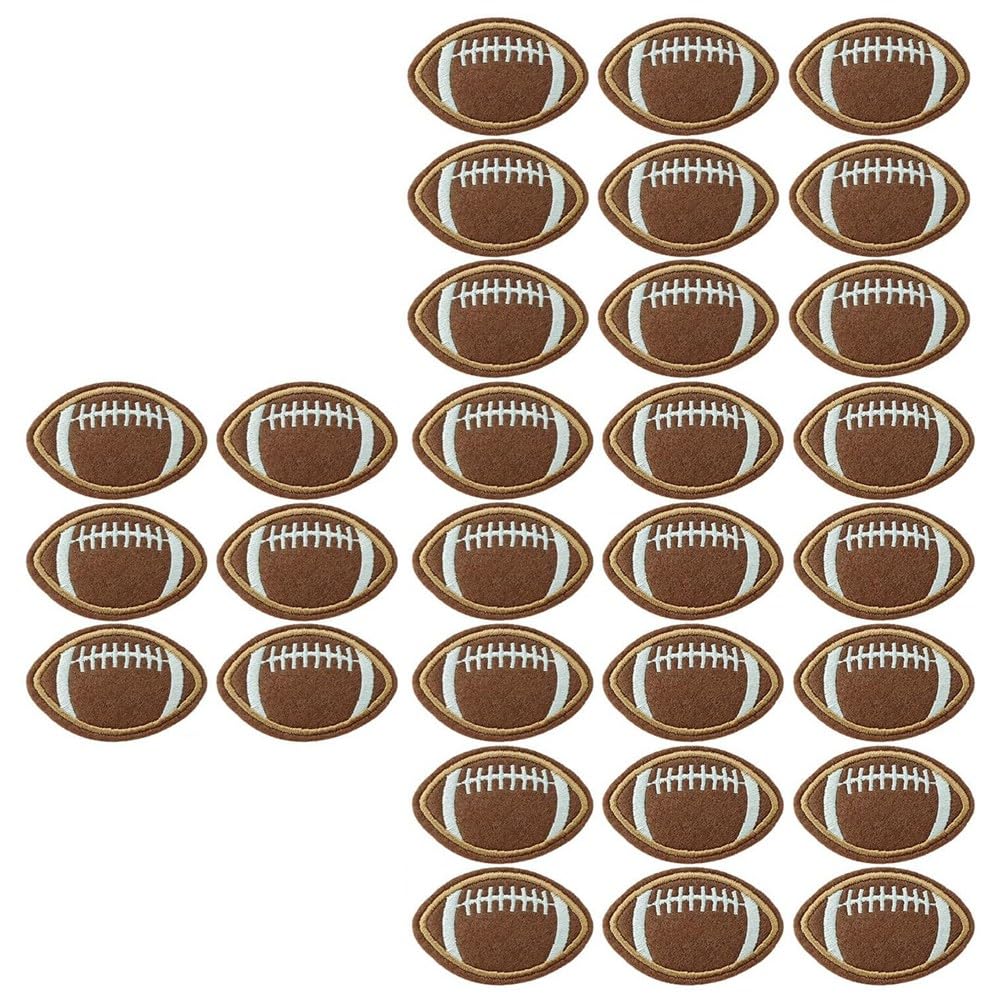 CTRLZS 30PCS Rugby Patch, Iron on Patches, Trucker Hat Patches for Clothes, Backpacks, Hats