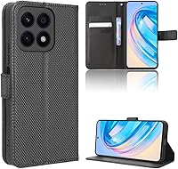 Vista 30 de Case for Honor X7a - Funda de piel sintética con tapa para Honor X7a RKY-LX2, color marrón