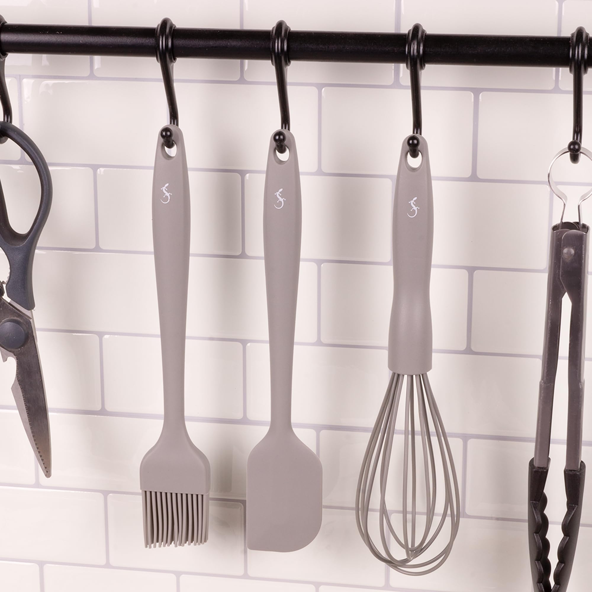 Lurch Flexi Starter Tools zestaw 3-częściowy, skrobak do ciasta, pędzel, trzepaczka, do pieczenia, zestaw podstawowy