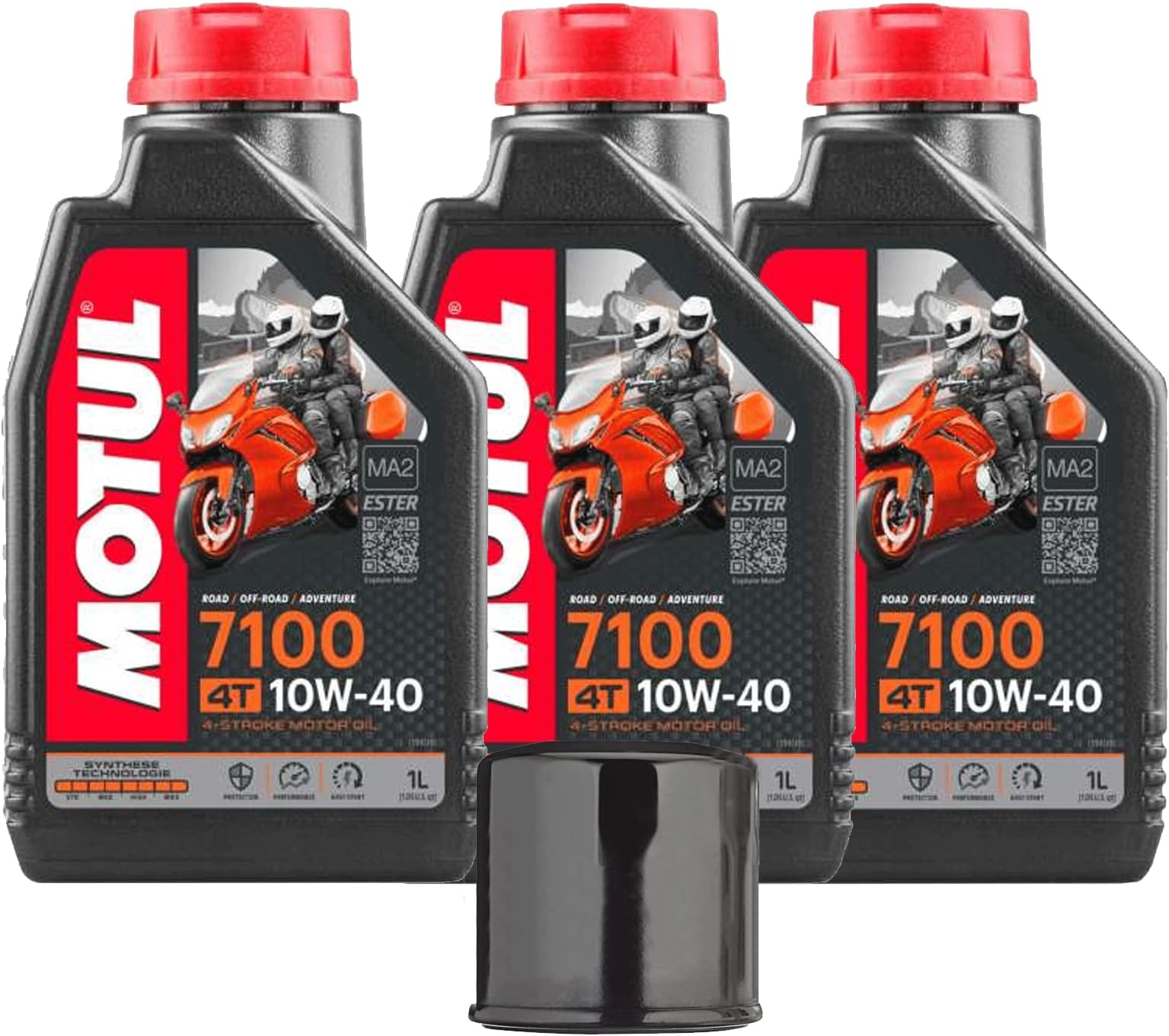 Olio Moto Motul 10W-40 7100 4T MA2 (4L + 1L) - /it