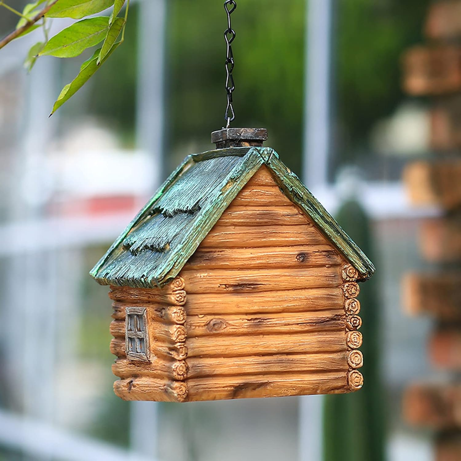 Resin Hanging Birds Nest Bird Cage Caged Bird House Outdoor Decorative Nest Hanging Parrot Nest Houses Pet Bedroom