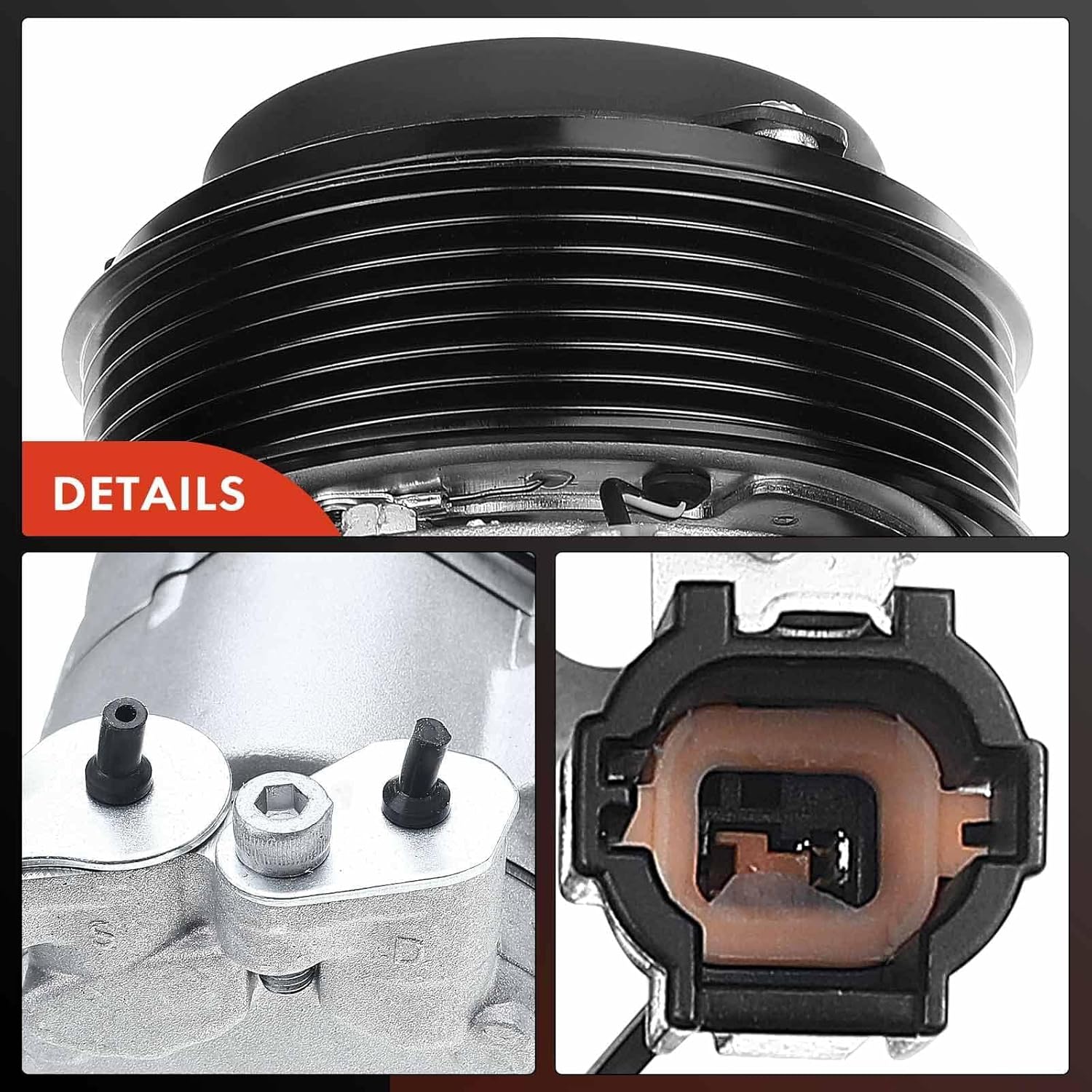 A-Premium Air Conditioner AC Compressor with Clutch Compatible with Infiniti QX56 QX80, Nissan Armada Pathfinder Titan XD, 5.0L 5.6L