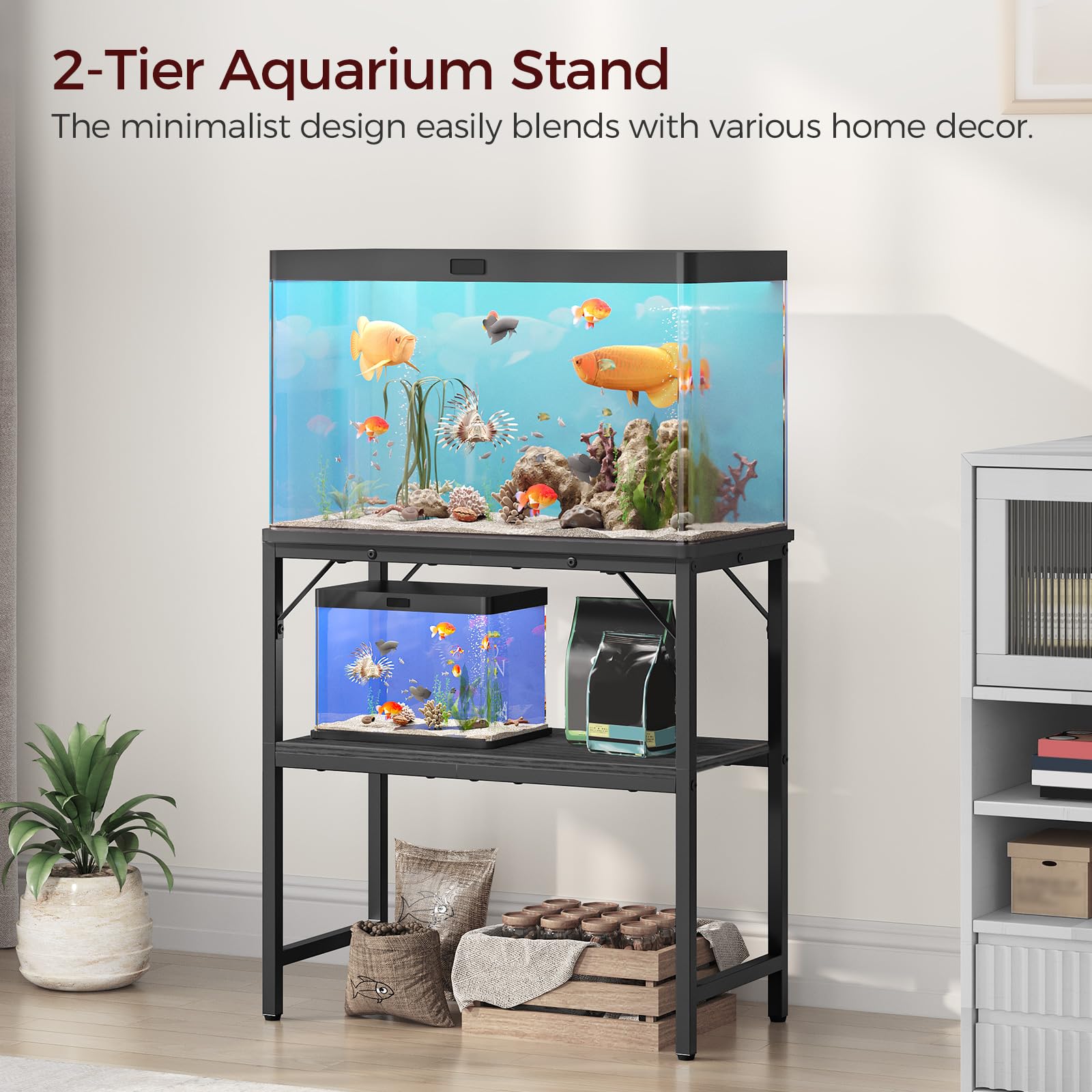 MAHANCRIS Fish Tank Stand FTBK2001