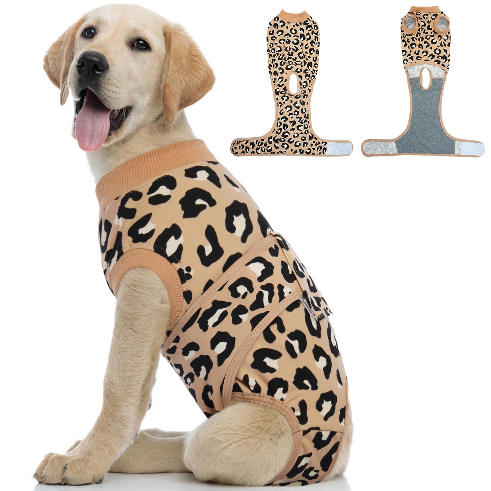 Kuoser Dog Recovery Suit for Dogs After Surgery,Professional Surgical Onesie for Female Male Dogs Spay Neuter,Soft Dog Surgery Suit Bodysuit for