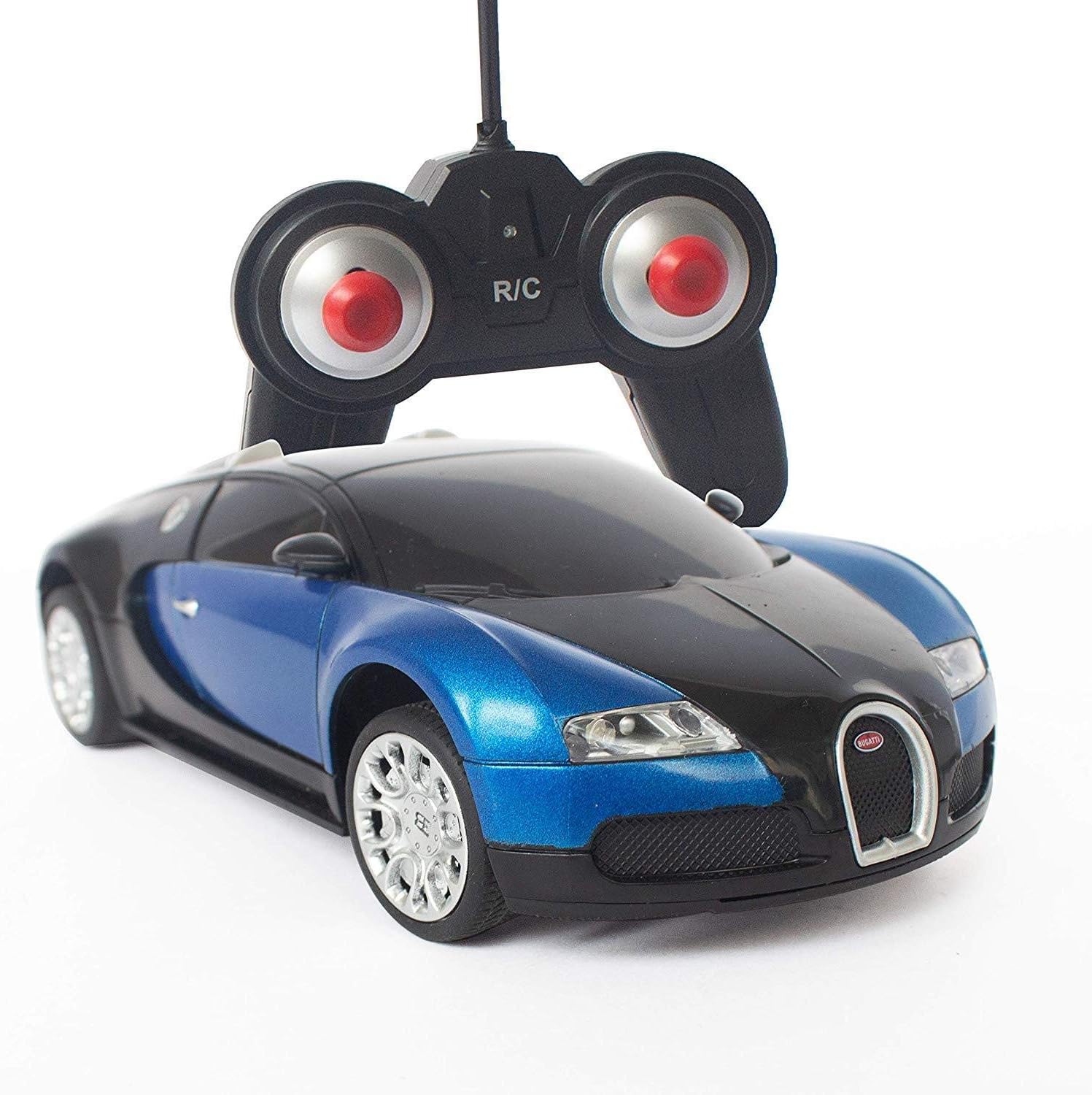ToysCentral Remote Control Car Bugatti Veyron High Speed, Officially Licensed by Bugatti 1:24 Scale, Blue