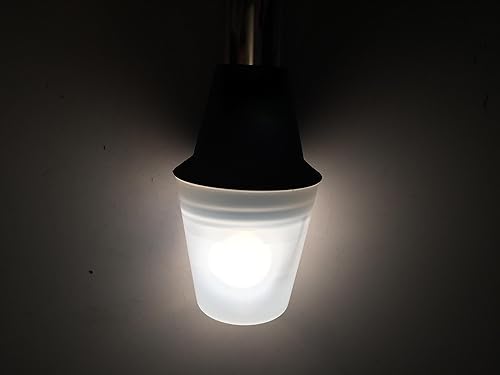 Miniatura 8 de Pactrade Marine Luces de navegación de barco  Luz de popa blanca incandescente de 24 pulgadas (montaje empotrado, base cromada extraíble)