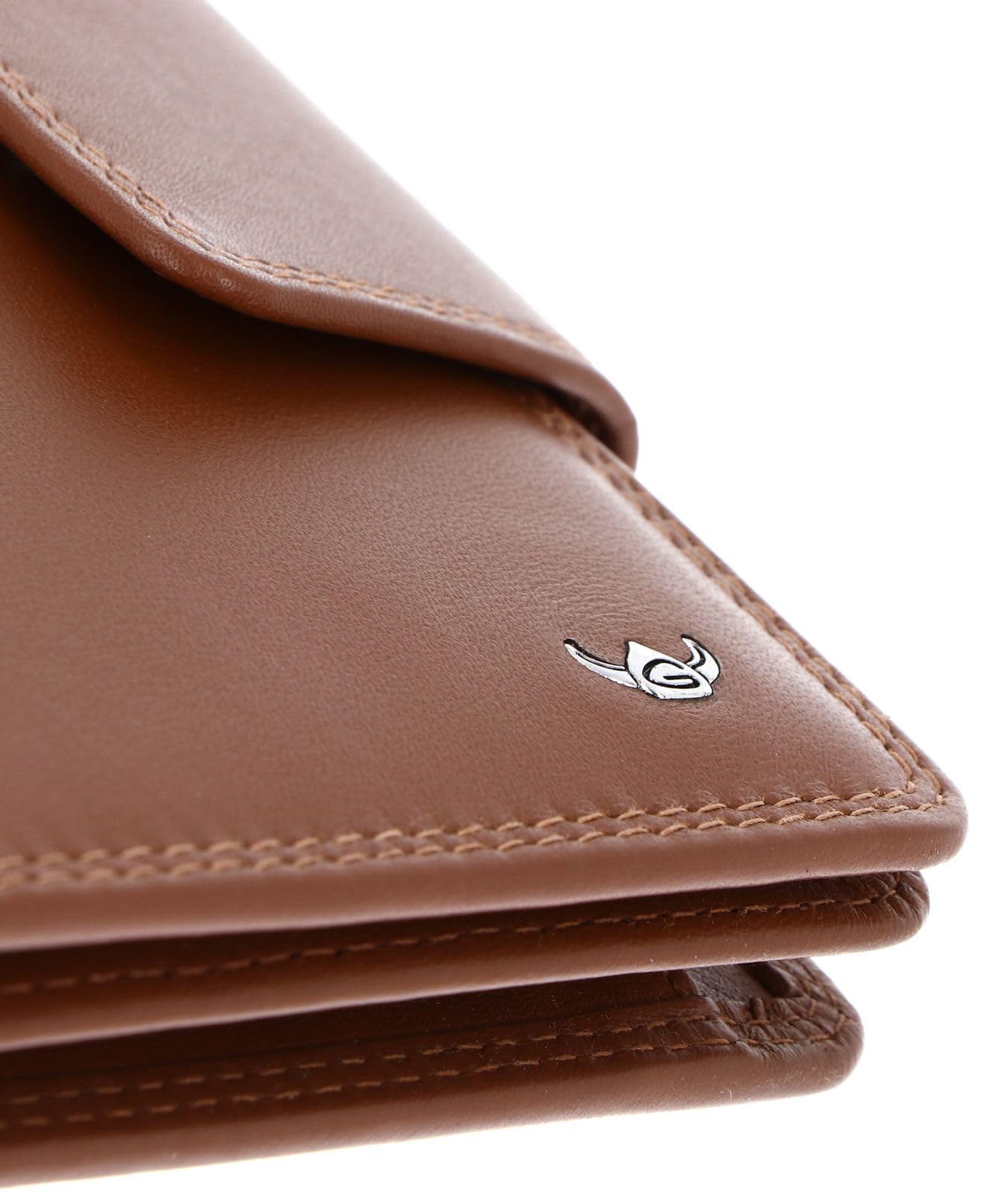 Golden Head Pelle portafoglio Polo RFID Protect Kombischeintasche mit Riegel 2300 Cognac marrone