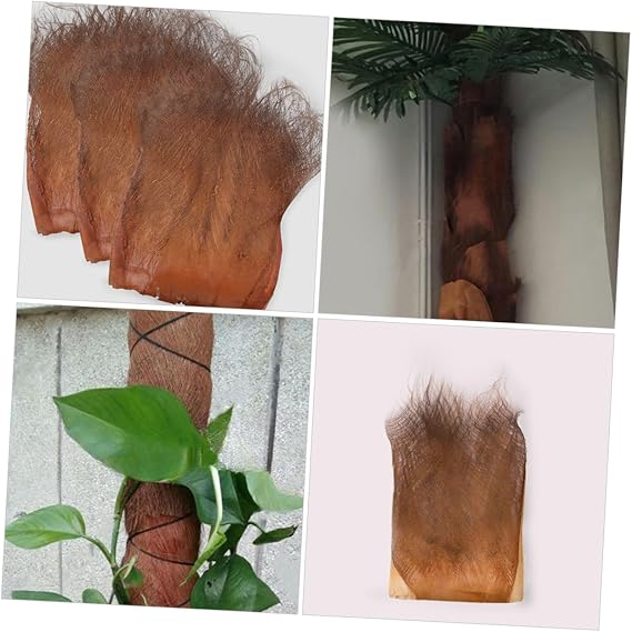 5sheets DIY Palm Tree Bark Landscape Versatile Garden Decor Realistic Faux Tree Office Aquarium Decor