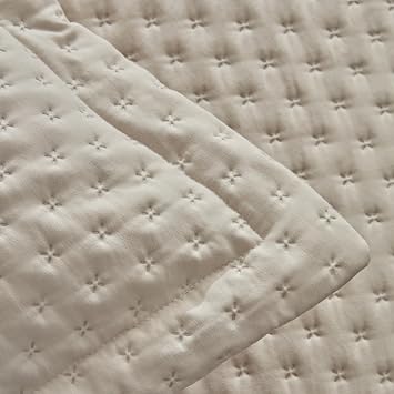 Karaca Home Breeze Soft Double Bedspread Ecru