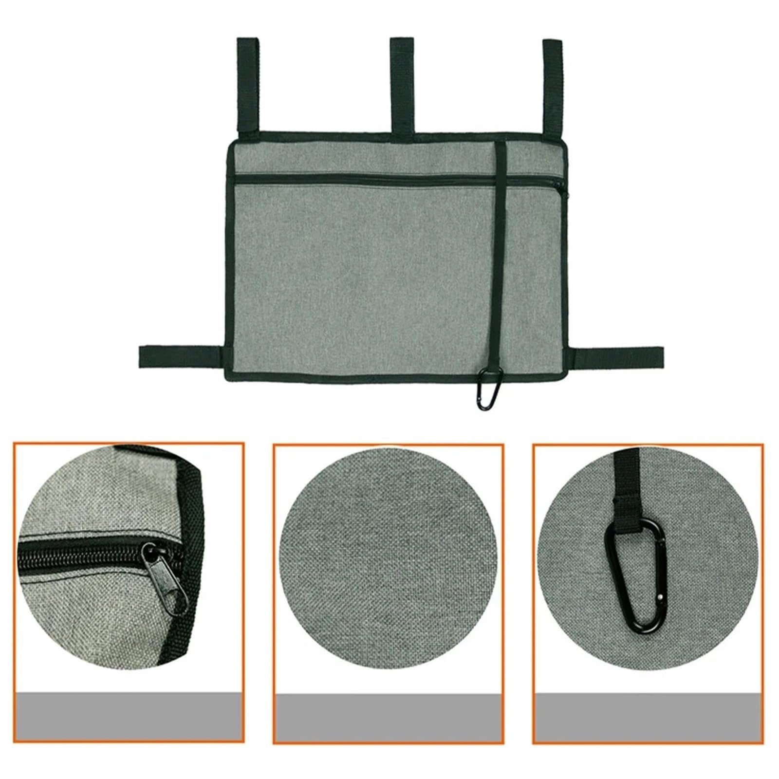 Bolsa Para Silla De Ruedas Bolsa for andador con portavasos, bolsa organizadora for almacenamiento de sillas de ruedas, bolsa de almacenamiento plegable for personas mayores con discapacidad Para Sill