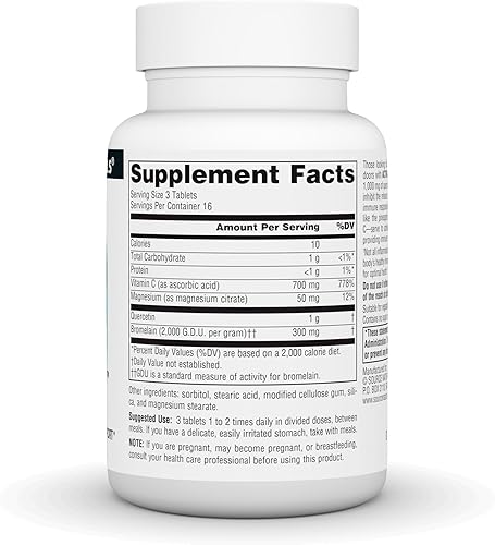 Miniatura 2 de Source Naturals Quercetina activada, complejo bioflavonoide, apoyo estacional e inmunológico* - 50 Tabletas