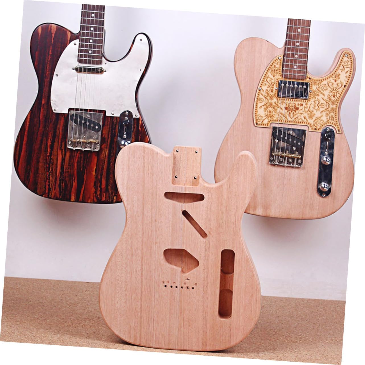 Make Your Dream Guitar Unfinished Wood Guitar Body Diy Guitar Barrel for Electric Guitars