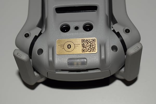 SERVIVANT ● Pack 1 Uds. ● Placa Identificativa para Drones ● Placas para Dron CUMPLEN requisitos normativa EASA ● Tamaño Personalizados para Todos los Modelos de drone (Marcado de Clase EASA) - 5