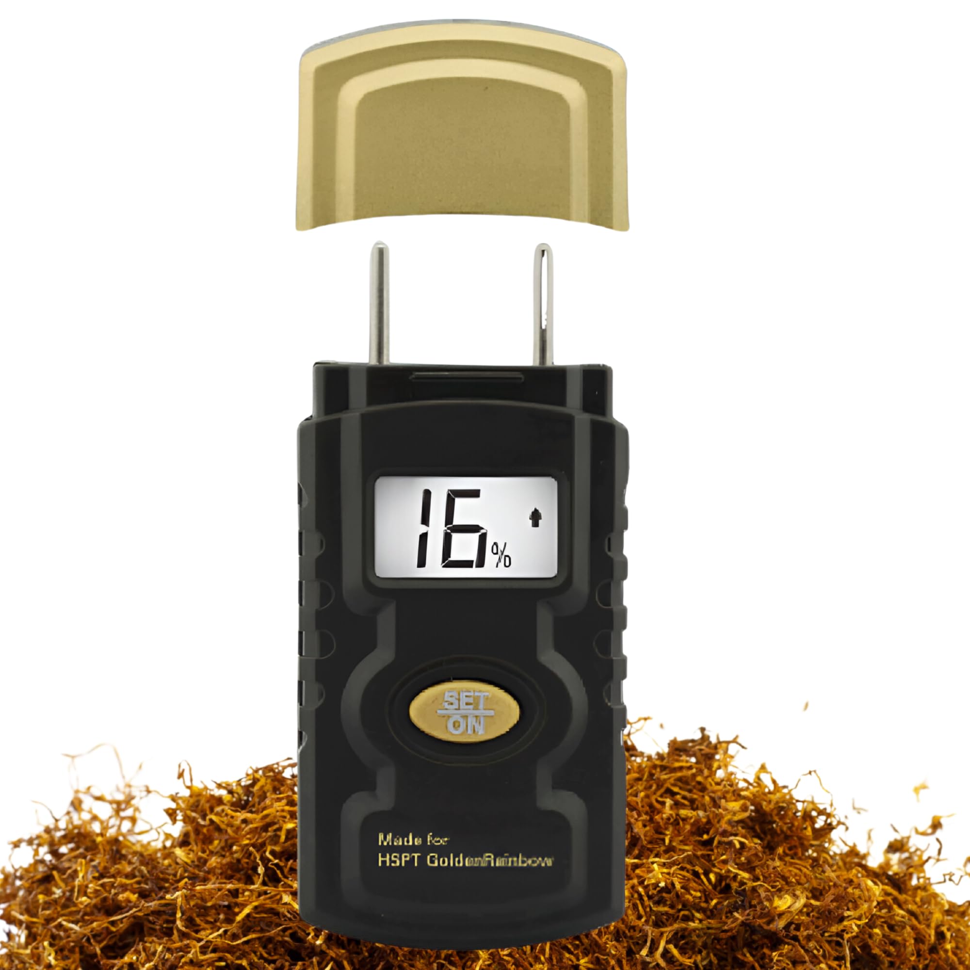 moisture content of cigarette tobacco Amazon.com: HSPT Golden Rainbow Tobacco Moisture Meter 10i